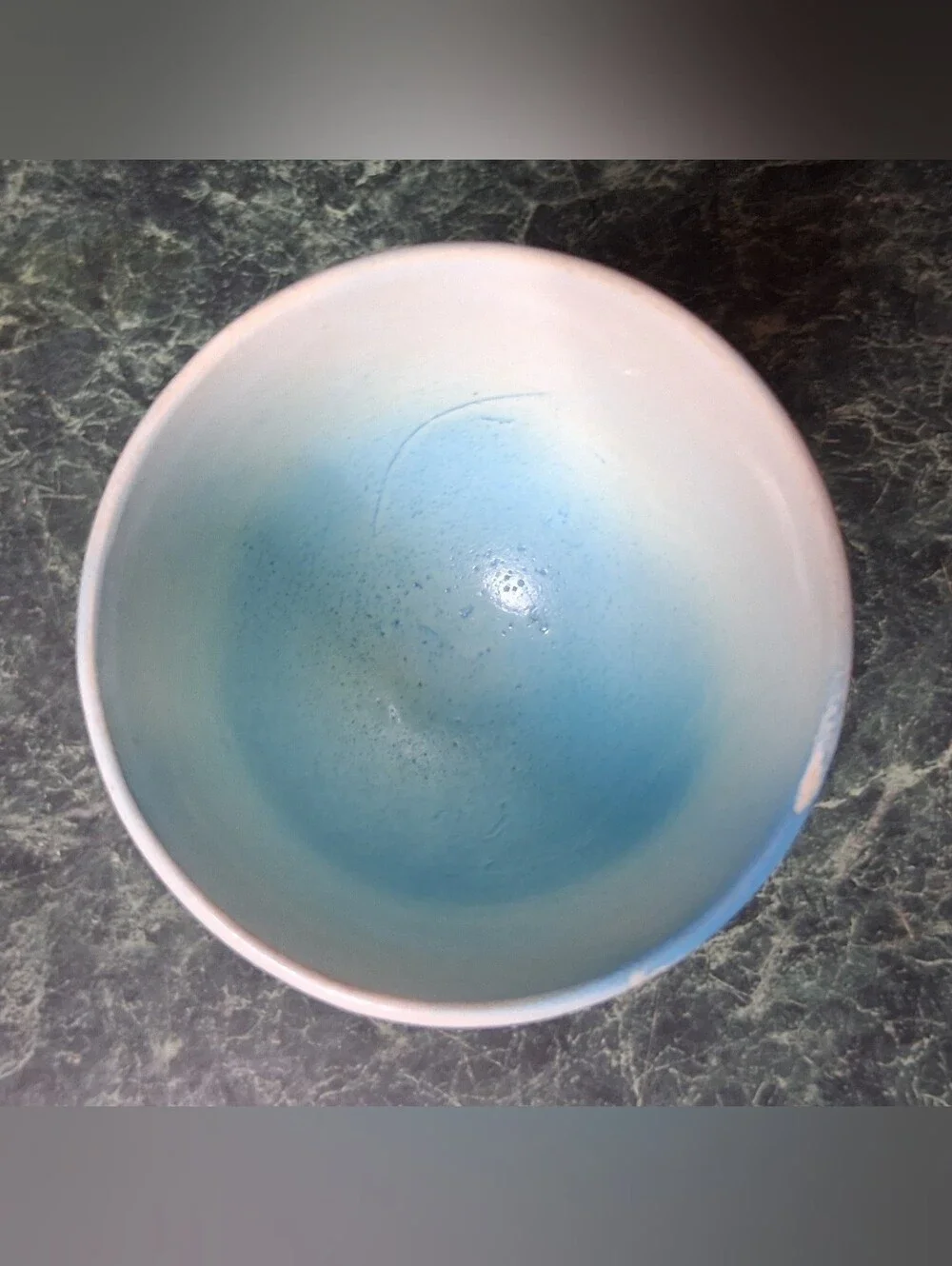 Super Cute Vintage Pottery Good Morning Baby Chic/Duck Egg Cup